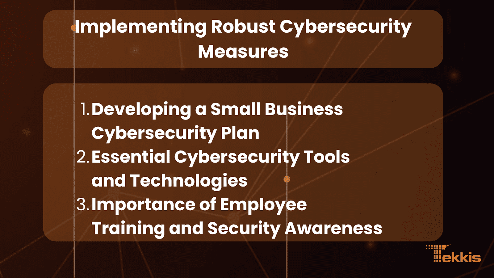 Implementing Robust Small Business Cybersecurity